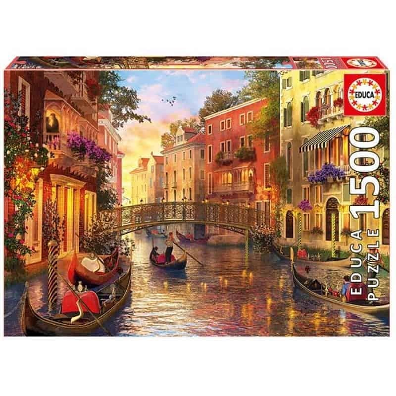 Educa Puzzle 1500 Peças - Veneza ao Fim do Dia - 17124