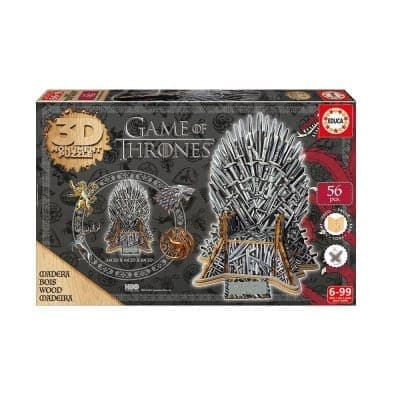 Educa Puzzle 3D 56 Peças - Monument: Game of Thrones - 17207