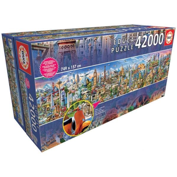 Educa Puzzle 42000 Peças - A Volta ao Mundo - 17570