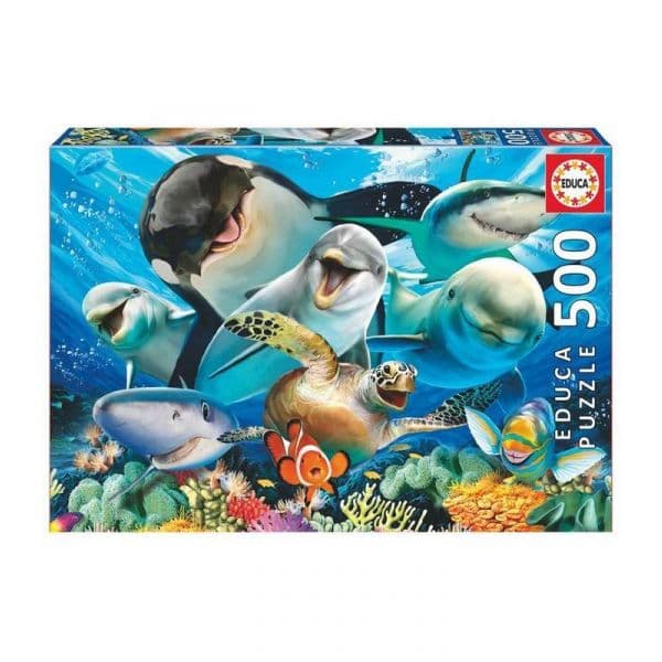 Educa Puzzle 500 Peças - Selfie Debaixo de Água - 17647