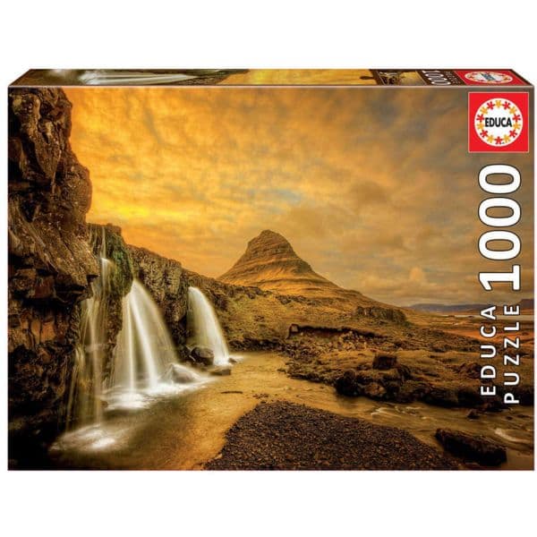 Educa Puzzle Cascata de Kirkjufellsfoss, Islândia 1000 peças - 17971