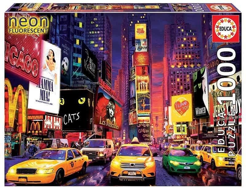 Educa Puzzle 1000 Neon Times Square - 18499