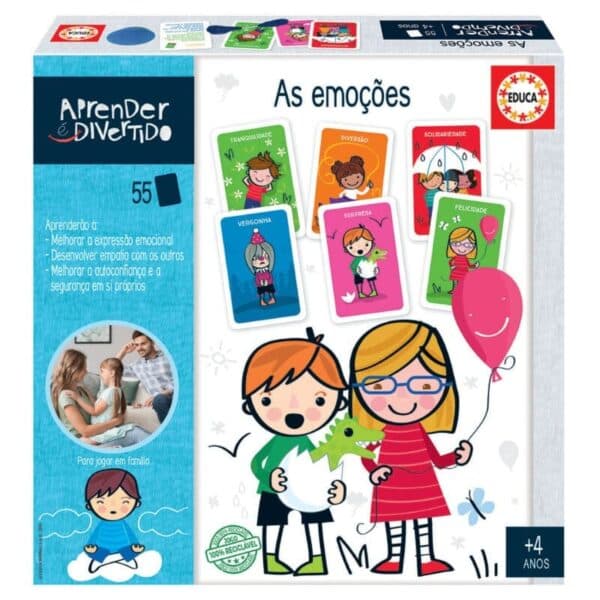 Educa Jogo Aprender é Divertido - Aprendo as Emoções - EDU1391