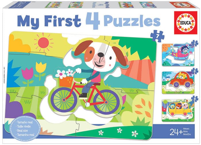Educa Veículos 5-6-7-8 My First Puzzles