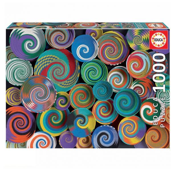 Educa Puzzle 1000 Peças Cestas Africanas- ED19020