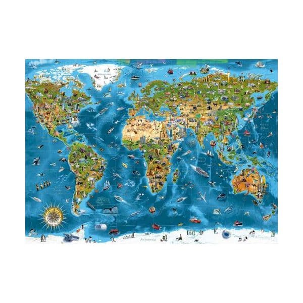 Educa Puzzle 1000 Peças Maravilhas do Mundo - ED19022