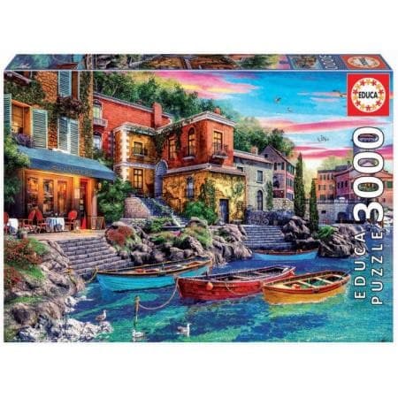 Educa Puzzle 3000 Peças Pôr do Sol em Como - ED19052