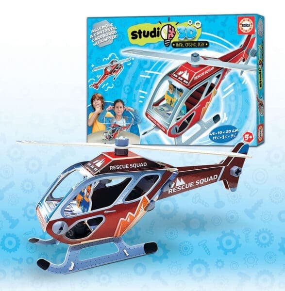 Educa Puzzle Helicóptero Studio 3D