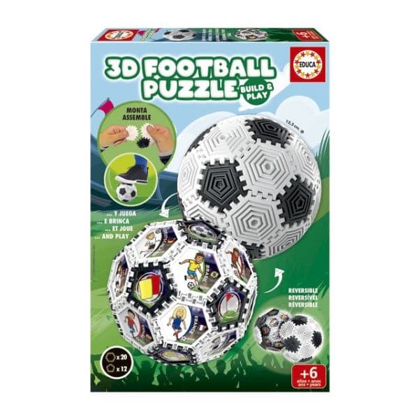 Educa Puzzle 3D Futebol 32 Peças - 19210
