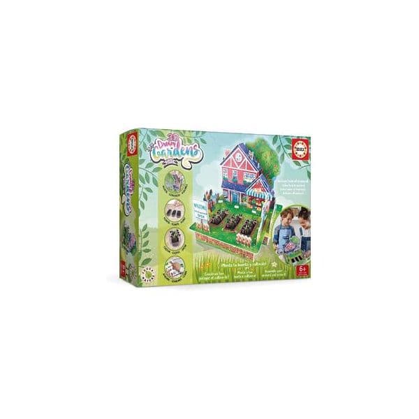 Educa Borrás 3D Dream Gardens 2em1 Horta