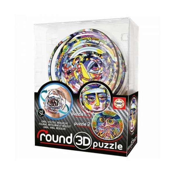 Educa Puzzle 3D Round Abstract