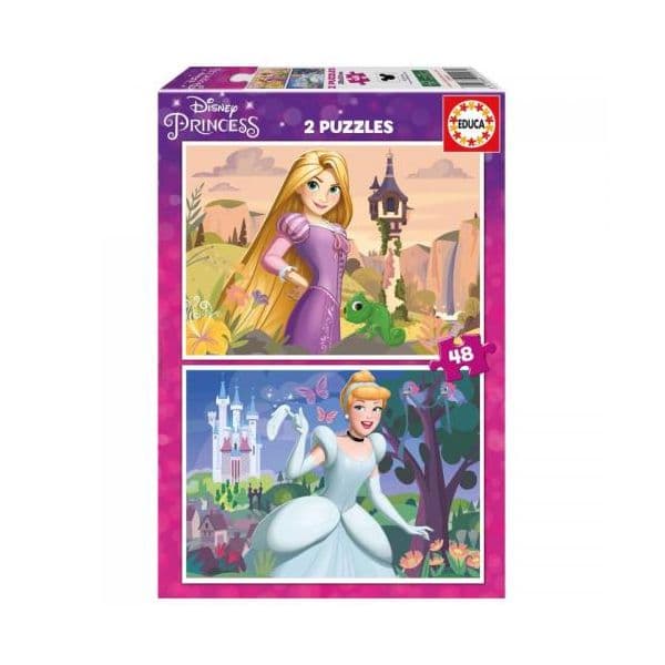Educa Puzzle 2x48 Peças - 19997 - Princesas