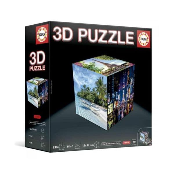 Educa Borrás Puzzle 3D 216 Peças Viagem