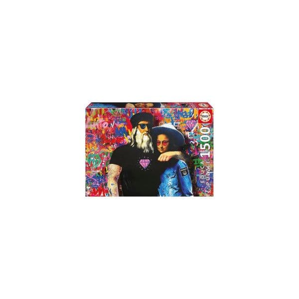Educa Puzzle Leo y Lisa TV Boy 1500 Peças - S71023216