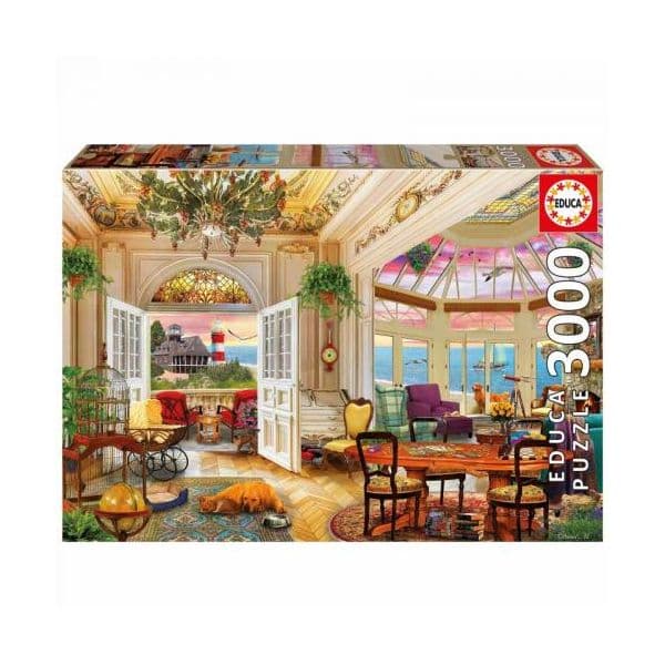 Educa Puzzle Vida Na Costa 3000 Peças