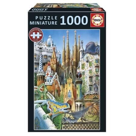 PUZZLE 1000 PECAS EDUCA GAUDI MINIATURA 20376