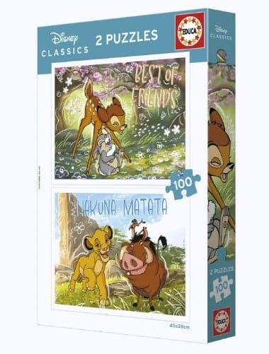 EDUCA - PUZZLE 2X100 CLáSSICOS DISNEY 20491