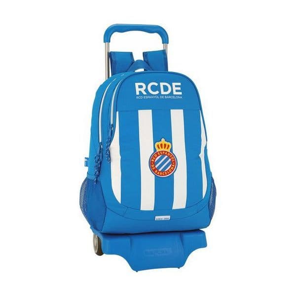 Safta Mochila com Rodas RCD Espanyol 905 22.5L Azul e Branco