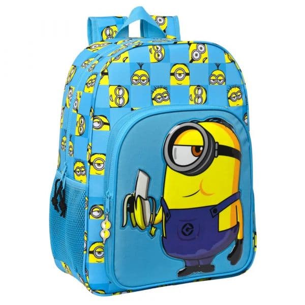 Safta Mochila Minionstatic 30x46x14 cm Multicolor