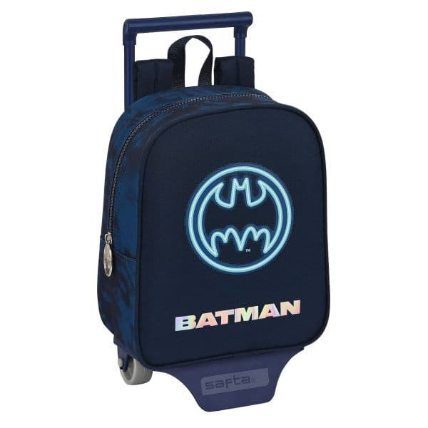 Safta Mochila com Rodas Batman Legendary 22 x 27 x 10 cm / 6L Azul Marinho
