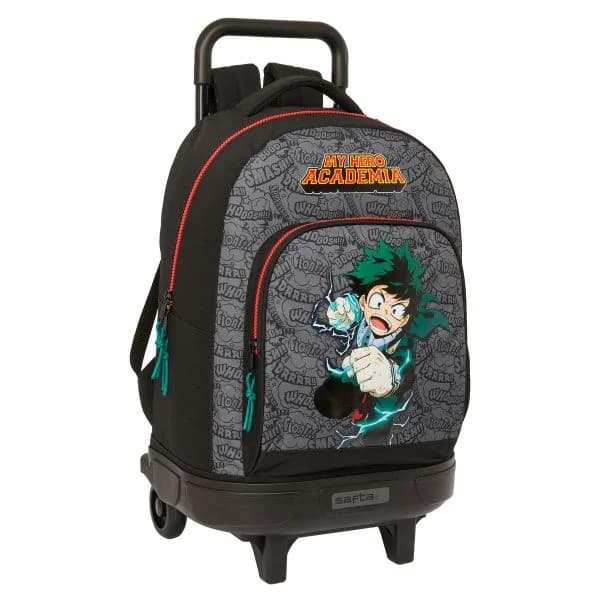 My Hero Academia Mochila Escolar com Rodas 33 x 45 x 22 cm / 33L Multicolor