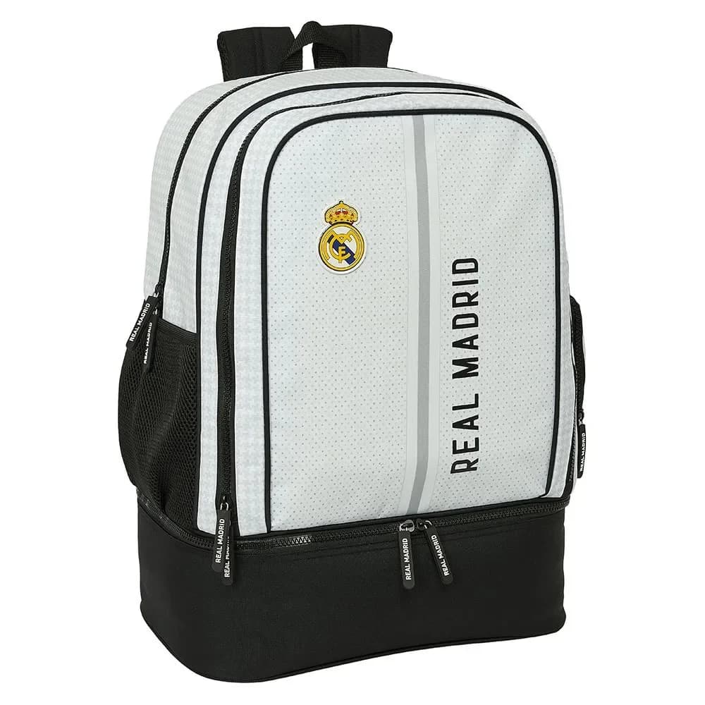 Safta Mochila Trainning Real Madrid C.F. 35 x 50 x 24 cm / 42L Branco Cinzento Multicolor