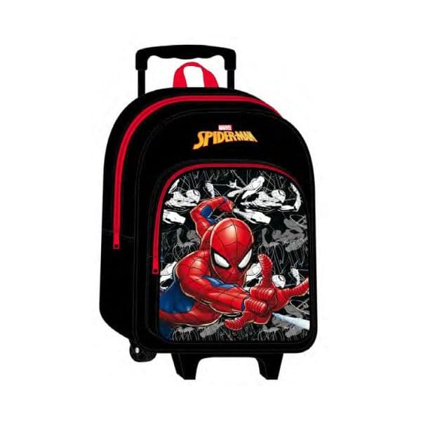Safta Mochila Escolar com Trolley 42cm Spiderman