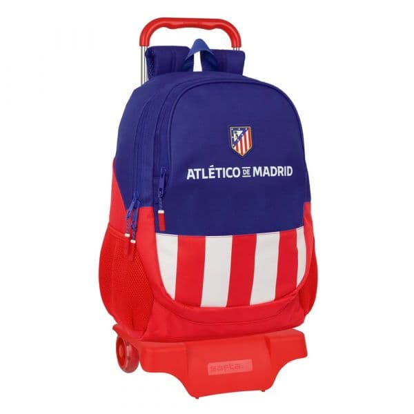 Safta Mochila com Rodas Atlético Madrid S4313067 32x44x16cm Multicolor