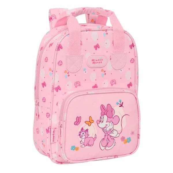 Safta Mochila Minnie Mouse Baby 32x43x14 cm / 4.50 L Rosa