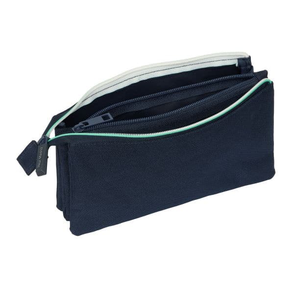 Safta Estojo Triplo Real Madrid C.F. 2ª Equipamento 25/26 22x12x3cm Navy