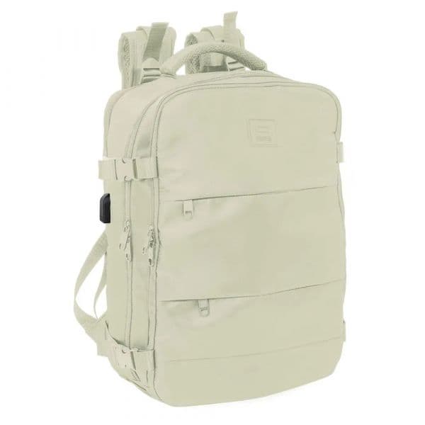 Safta Mochila 622598834 32x43x14 cm Bege