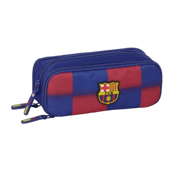 Safta Estojo Triplo F.C. Barcelona 25/26 Azul e Bordeaux
