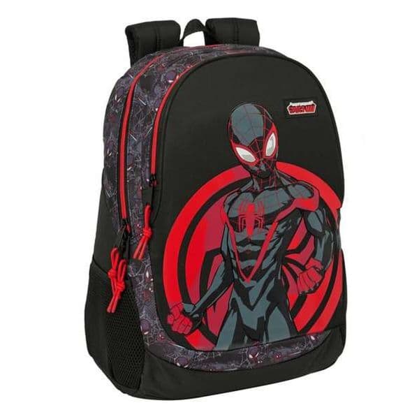 Safta Mochila Spider-Man Miles Morales 44cm Preto