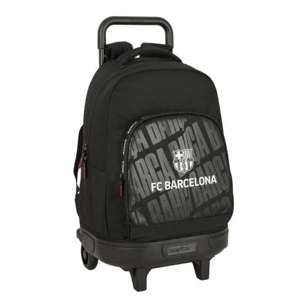 F.C. Barcelona Mochila com Rodas Compact Extraível 33x45x22 cm Preto/Multicolor