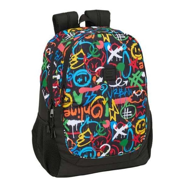 Safta Mochila Colors Graffiti 32x44x16cm/22.5L Multicolor