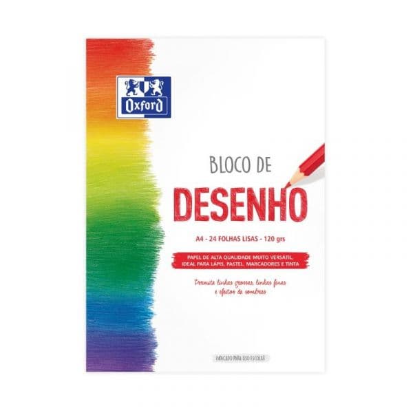 Oxford Bloco de Desenho A4 120g 1 Un.