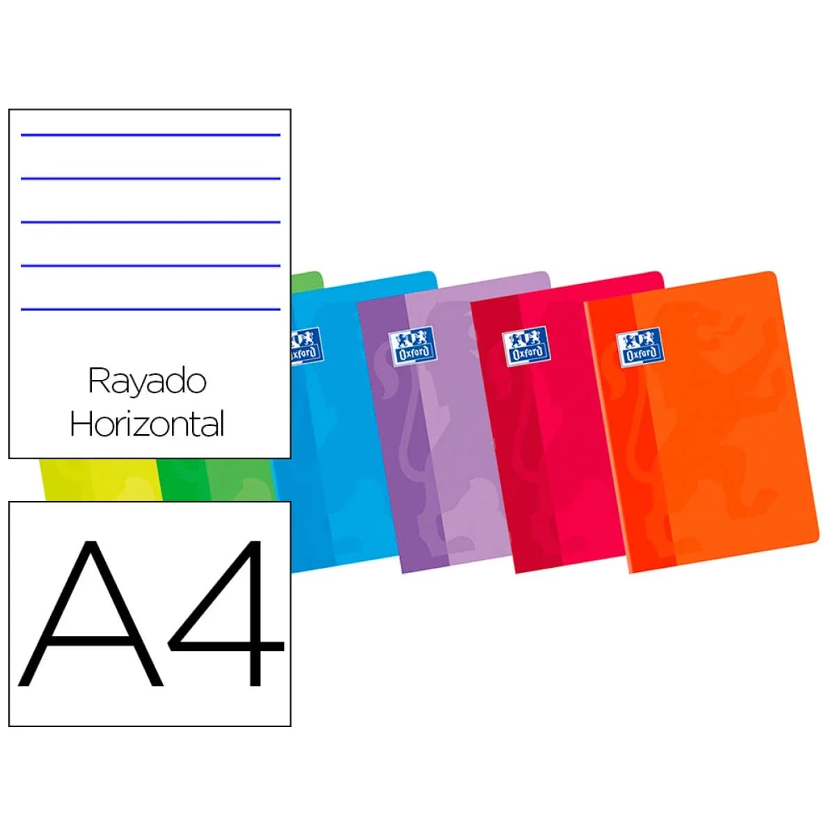 Oxford Caderno Escolar 80F A4 1 Pautado - OFF049376CE