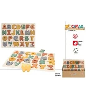 Puzzle alfabeto madeira