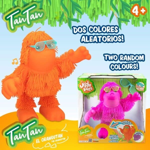 Jiggly Pets - Orangotango Dançarino 4+