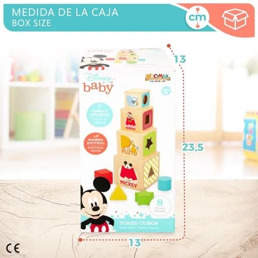 WOOMAX - Disney Torre de Cubos em Madeira