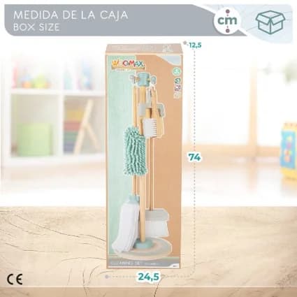 Woomax - Conjunto de Limpeza em Madeira