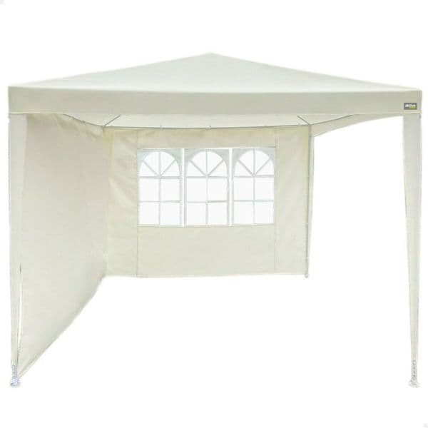Aktive Gazebo de Jardim Desmontável 2.7x2.7x2.4m Creme
