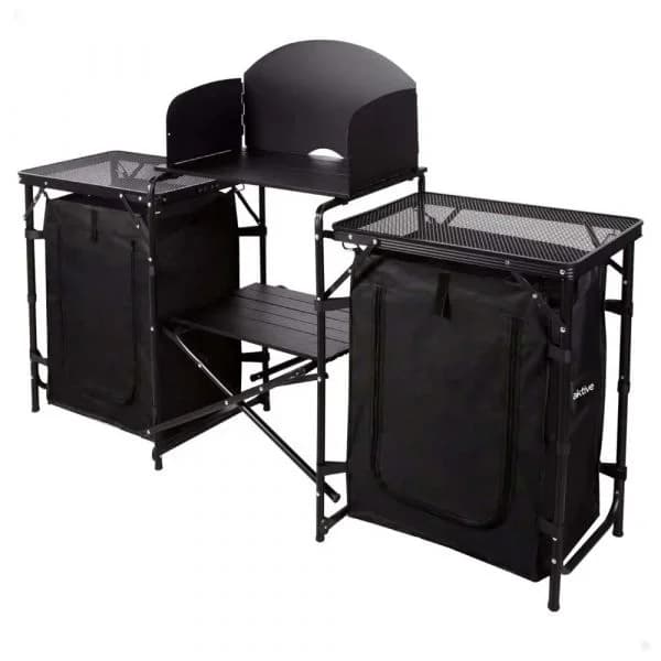 Aktive Armário de Campismo 63175 Preto 130x48x118 cm