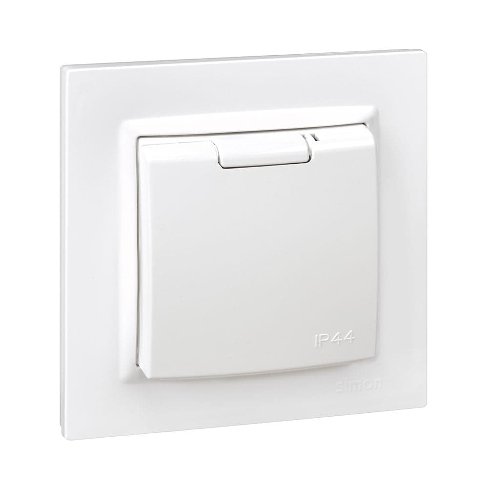PLUG MONOBLOCO 2P+T TIPO F BRANCO