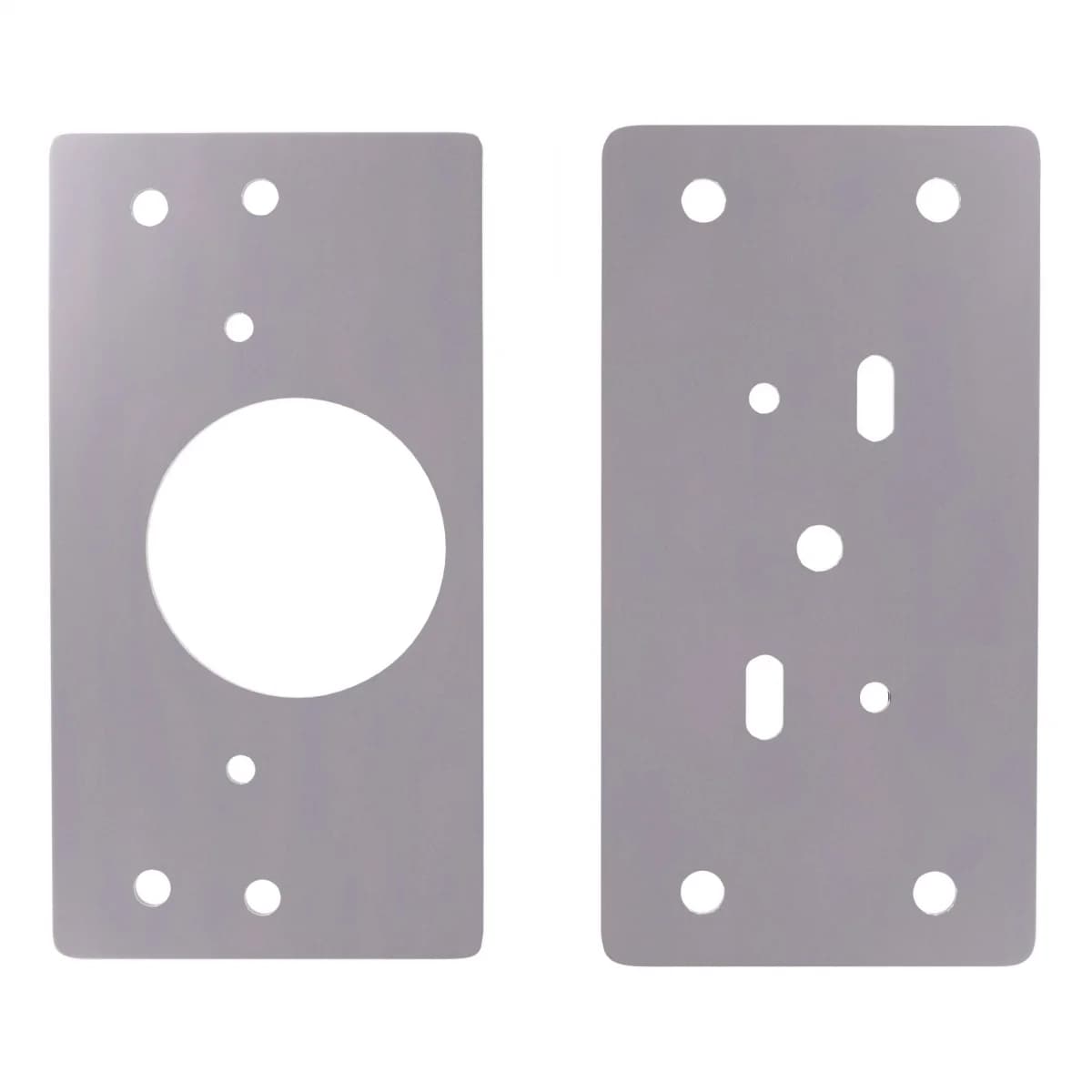 Placa de reparação 90x45mm p/dobradiças copo Ø35 mm BC02 inox refª 27215 Amig - A27215 - Ferramentaspro.pt