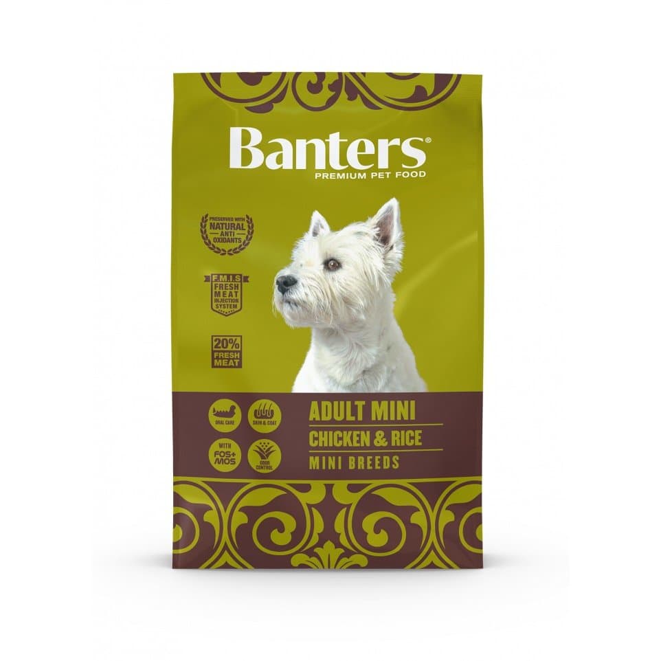 Banters - Adult Mini Chicken & Rice 3kg