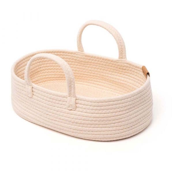 Miniland Portabebes Cotton Basket Bege