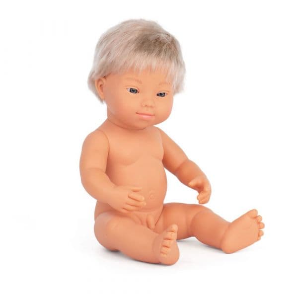 Miniland Rubio Down Syndrome 38 cm Baby Colorido
