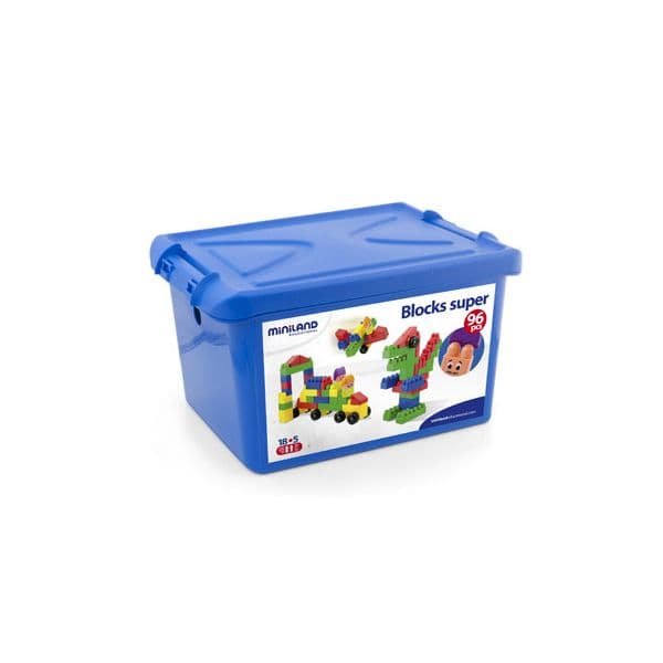 Miniland Super Blocks 96 Peças - OFF068520CE