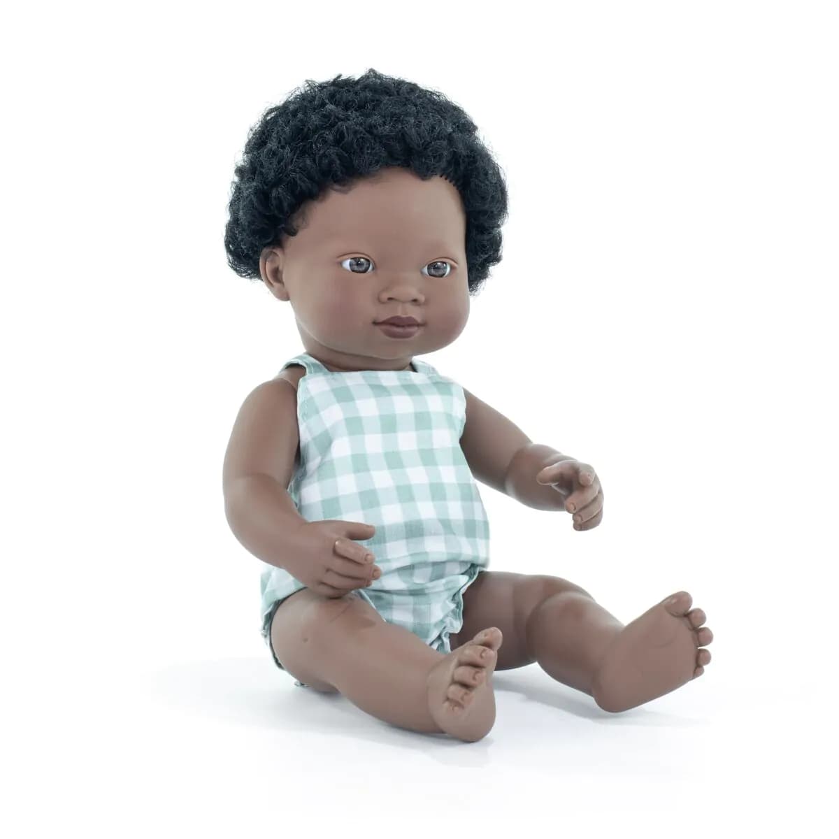 Miniland Boneca Africana Xadez Verde 38cm